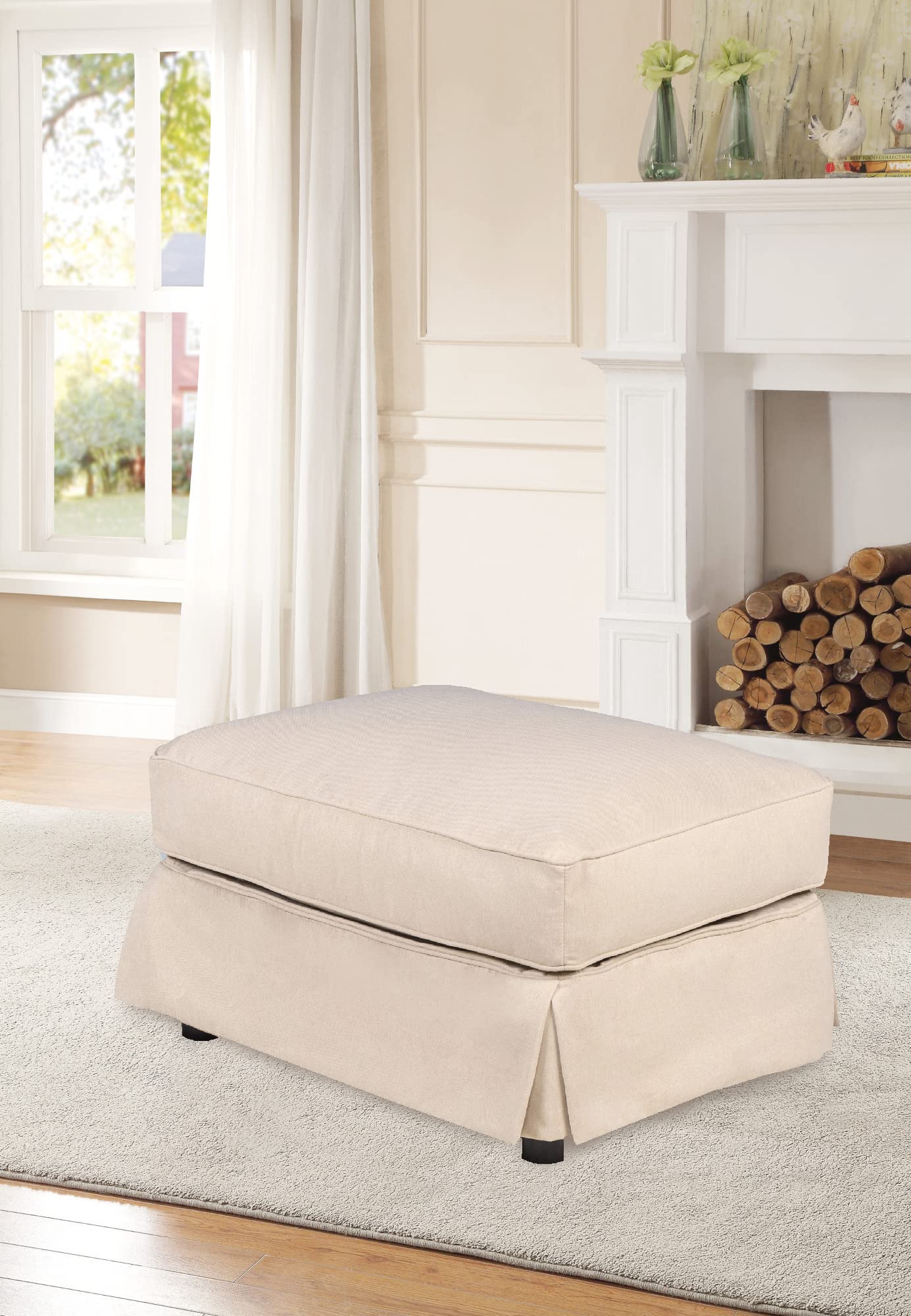 Sunset Trading Horizon Furniture Slipcover - Tan Color, Customizable Sofa Cover for Living Room, Bedroom & Office