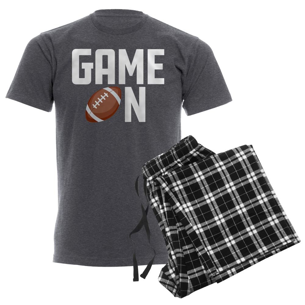 Emoji Football Game Men's Pajamas - Soft & Comfortable Sleepwear for Football Fans | Perfect for Game Nights, Lounge Wear & Gifts