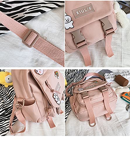 GGOOB Cute Mini Backpack for Teens - Kawaii Small Backpack with Accessories | Stylish Aesthetic School Bag, Travel & Everyday Use