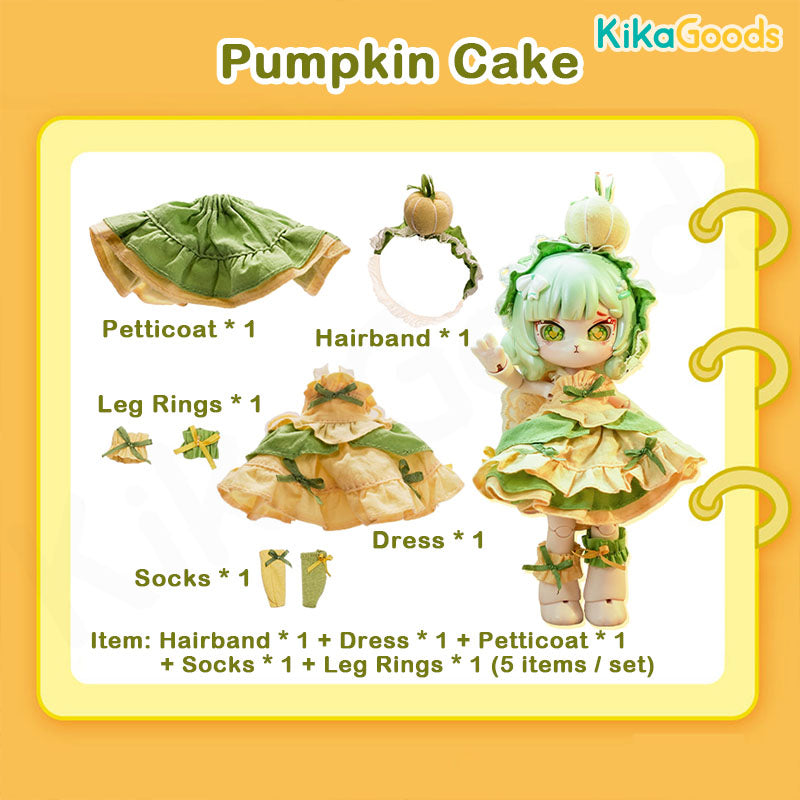 1/12 BJD Doll Limited Edition Dessert Series Clothing Set - Perfect for Collectors, Photography & Display Scenes