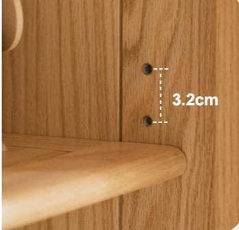 Solid Oak Wood Kids Bookcase & Bookshelf - Durable Children's Book Storage for Bedroom, Playroom, and Classroom Organization
