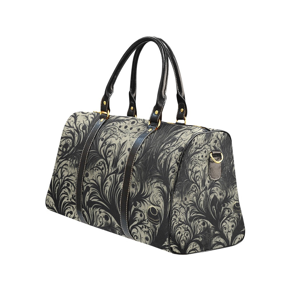 Gothic Style Large Travel Bag for Women - Waterproof Durable Luggage for Weekend Trips & Air Travel | Perfect for Gothic Fashion Lovers & Alternative Lifestyle