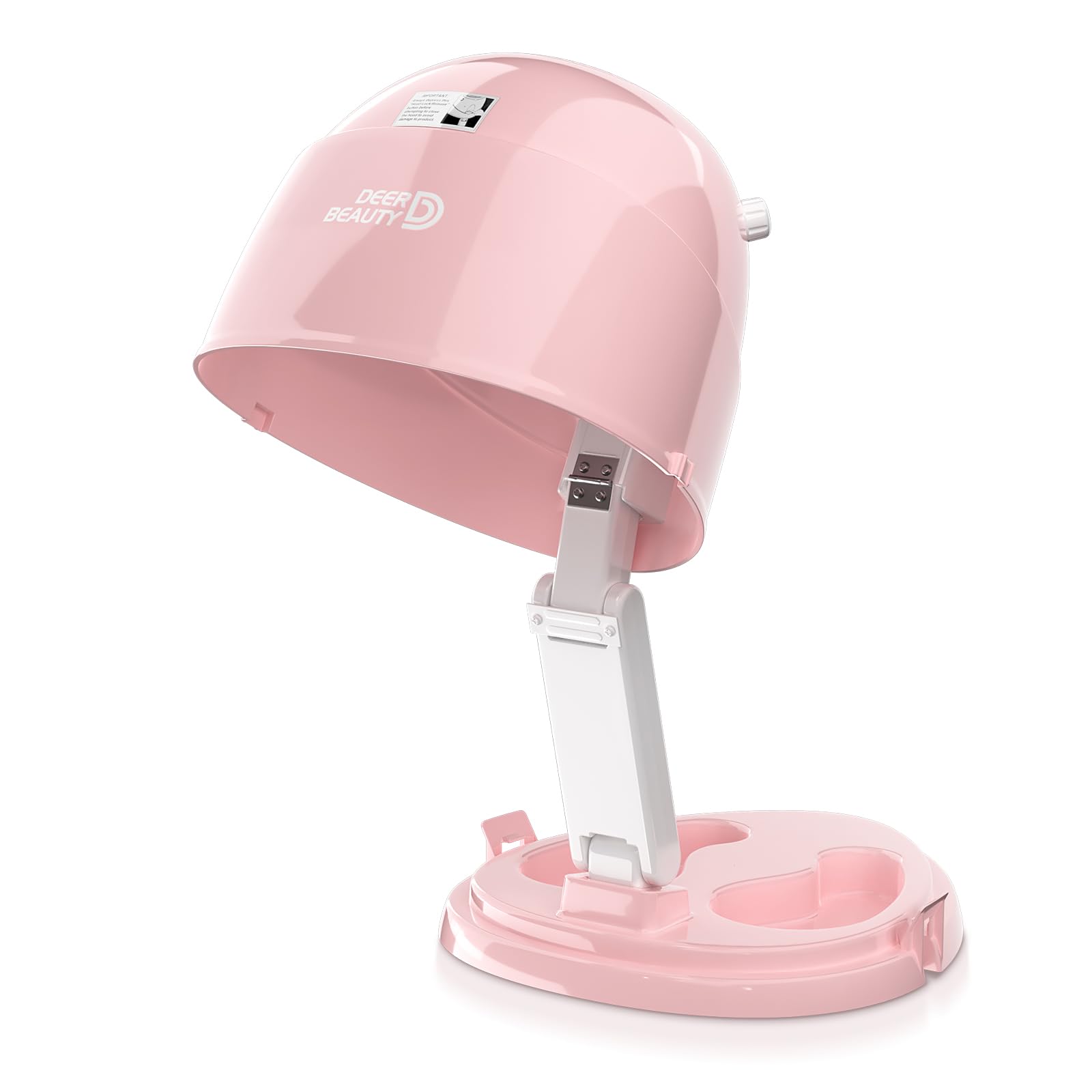1875W Professional Bonnet Hair Dryer with 3 Heat Settings & Ceramic Tourmaline Technology - Portable Hooded Hair Dryer for Women, Home & Salon Use (Pink) | Perfect for Salon Styling, Home Hair Care & Quick Drying