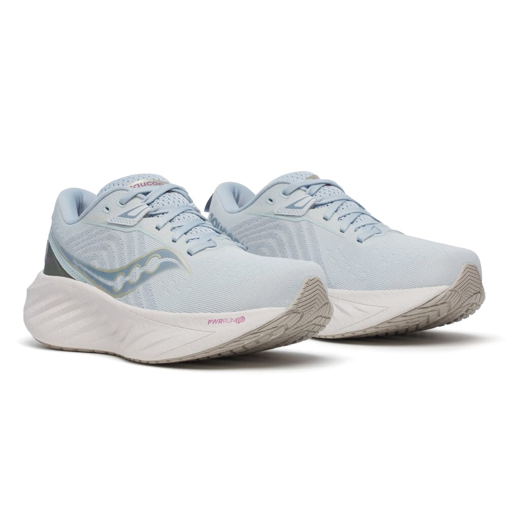 Saucony Women's Triumph 22 Running Shoes - Lightweight Cushioned for Long Distance & Marathon Training - Perfect for Road Running, Gym Workouts & Daily Jogging