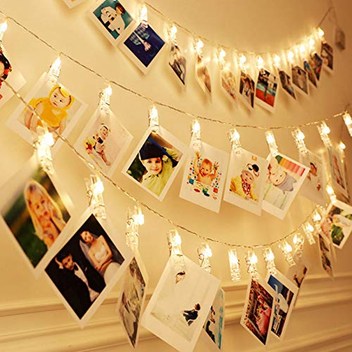 40 LED Fairy String Lights with Remote - 14ft Warm White Starry Twinkle Lights for Christmas, Halloween, Thanksgiving, Wedding & Valentine's Day Decor - Perfect for Bedroom, Garden, Party & Home Festival Decoration