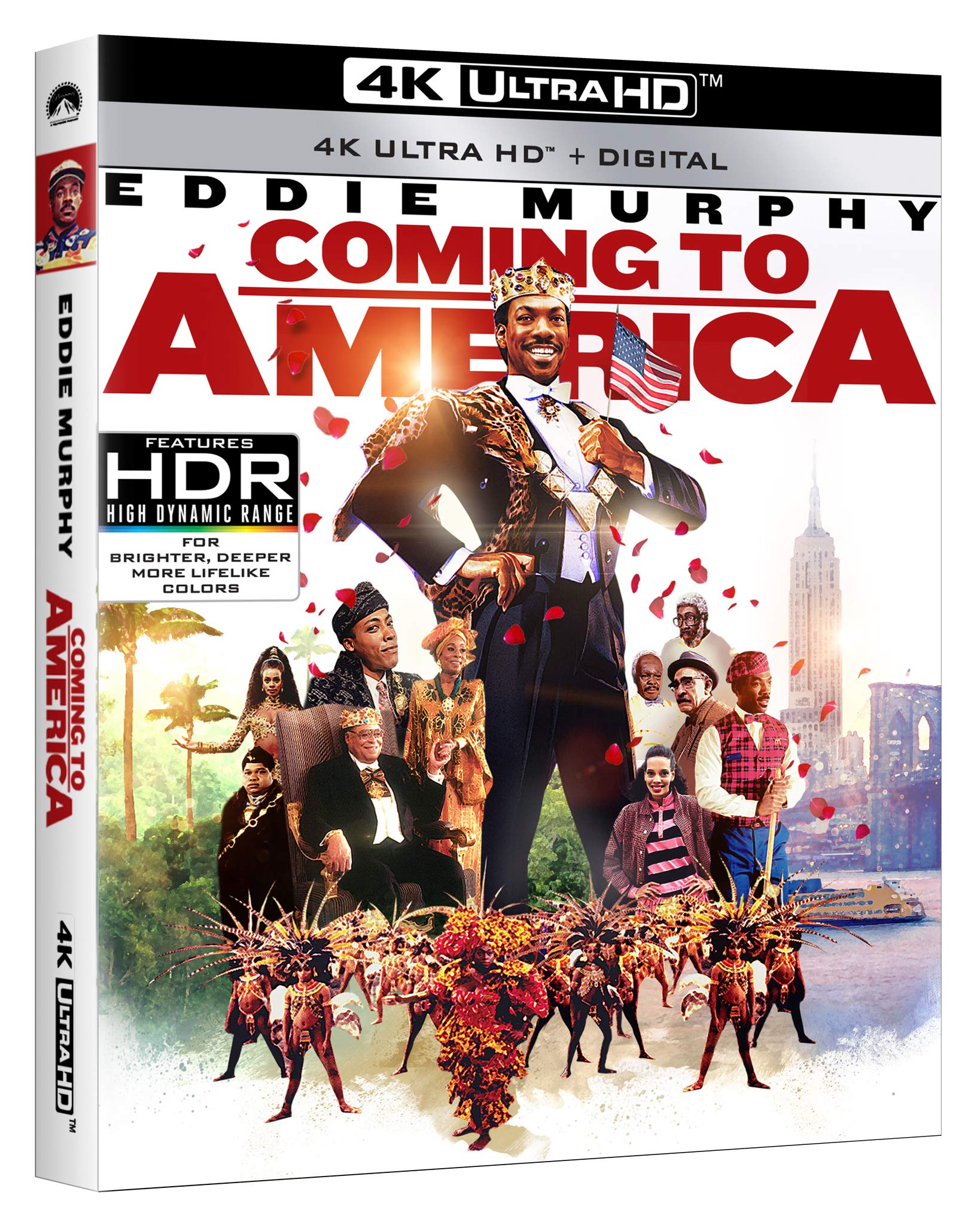 Coming to America 4K UHD + Digital - Classic Comedy Movie for Family Movie Night & Eddie Murphy Fans