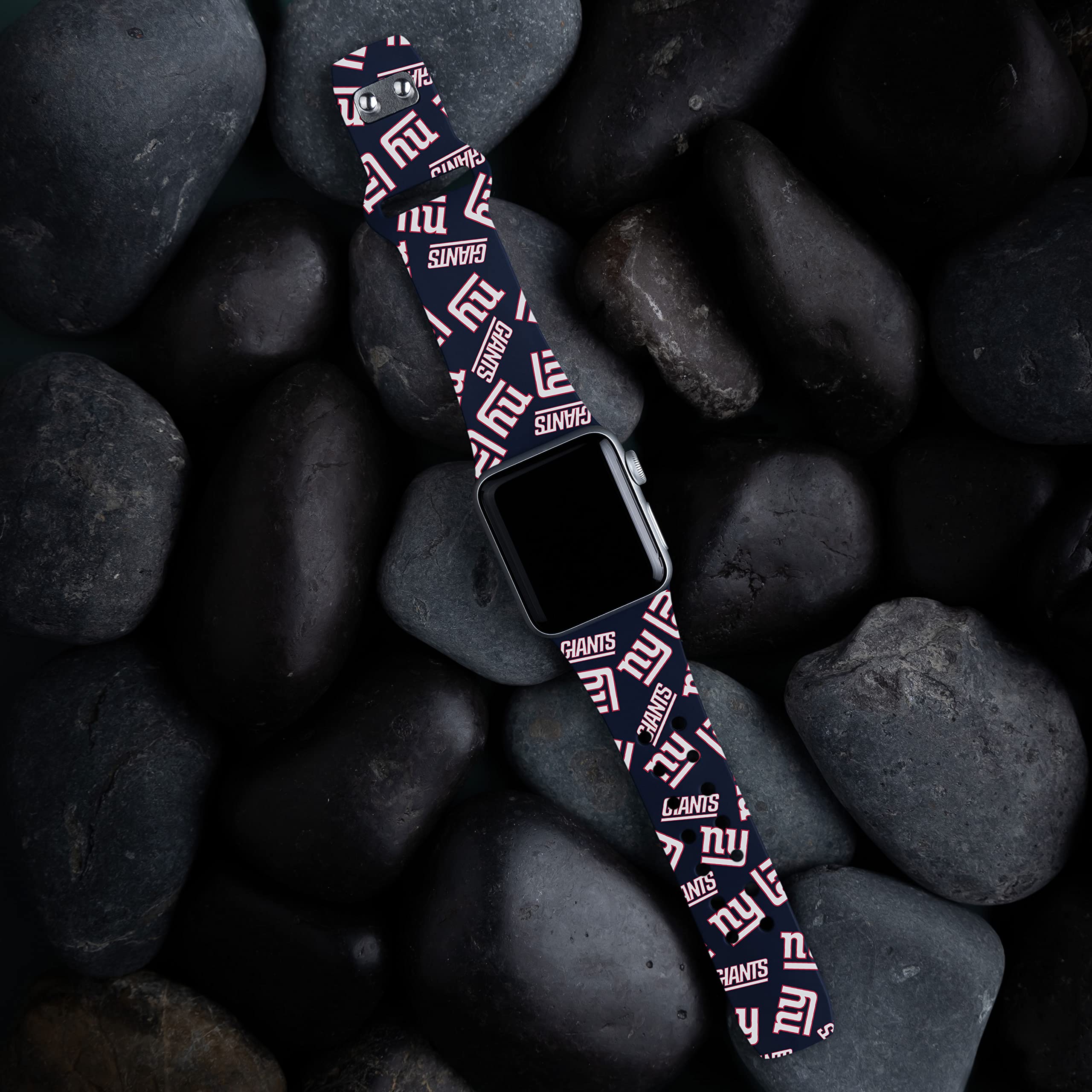New York Giants HD Apple Watch Band - Compatible with All Apple Watch Models - Perfect for Game Day, Sports Fans & Team Spirit Accessories