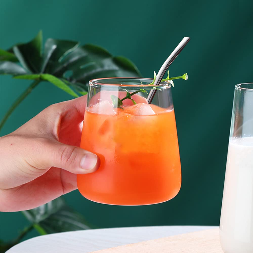 Stainless Steel Yerba Mate Bombilla Straw with Filter - 4 Pack for Tea & Coffee