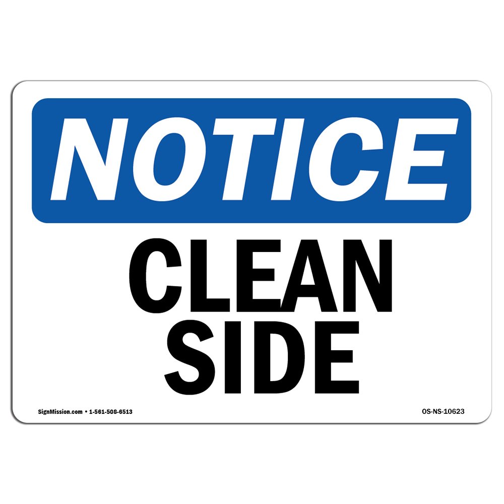 OSHA Notice Sign - No Admittance for Cleaning Supplies | Durable Aluminum Safety Sign for Business, Construction Sites & Warehouses | Made in USA | Perfect for Restricted Areas & Hazard Zones