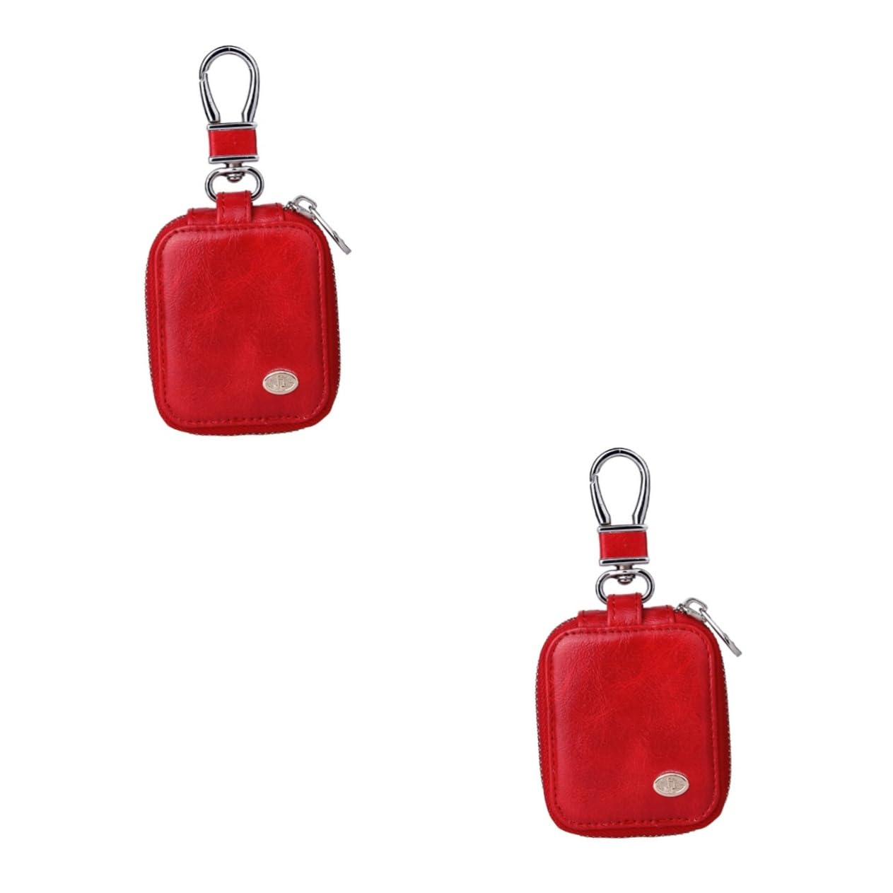 Vintage Leather Headset Case 2 Pack - Protective Earphone Shell Cover for Travel, Work & Daily Use - OSALADI Earpiece Storage Organizer