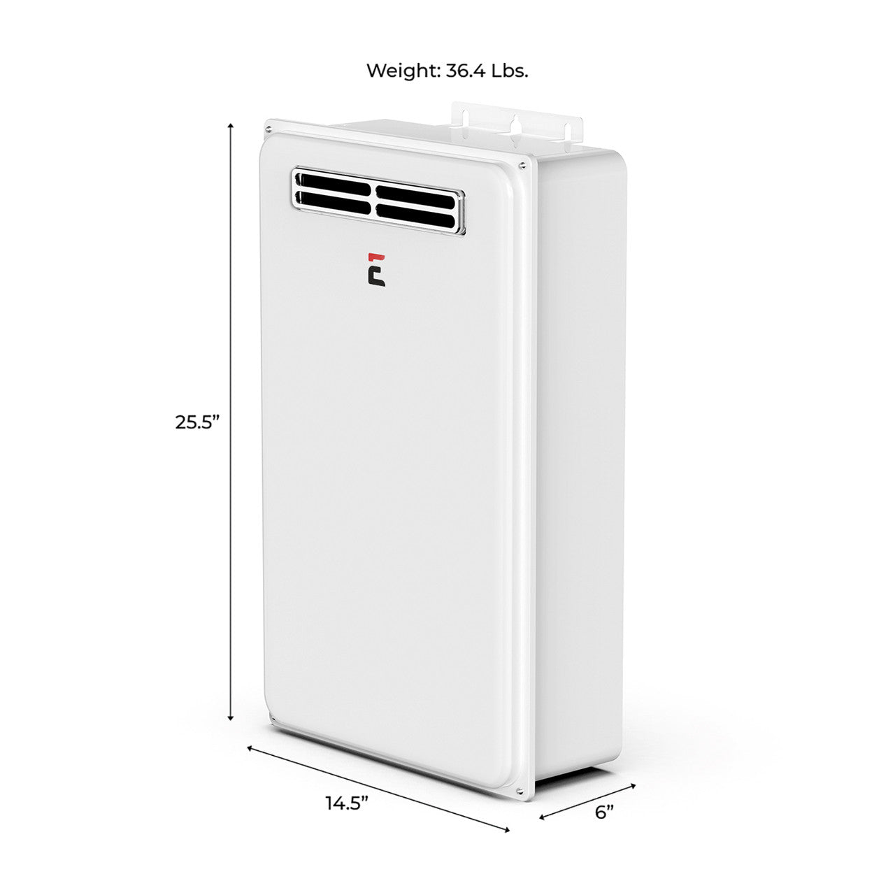 Eccotemp 45H NG 6.8 GPM Outdoor Natural Gas Tankless Water Heater - High Efficiency, Instant Hot Water for Home, RV, or Camping