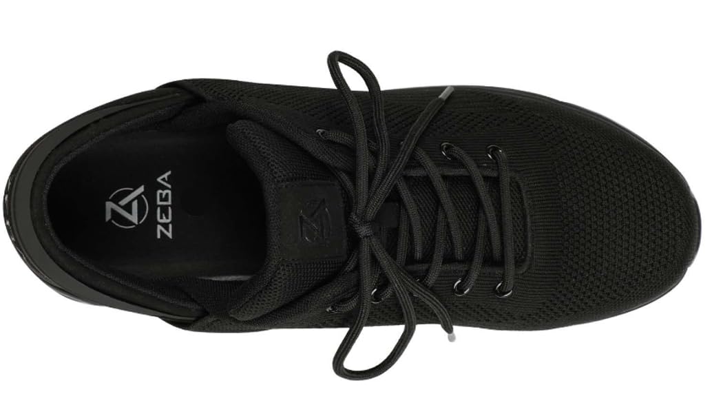 ZEBA Men's Hands-Free Slip-On Walking Shoes - Lightweight Comfortable Sneakers for Walking, Travel & Daily Wear
