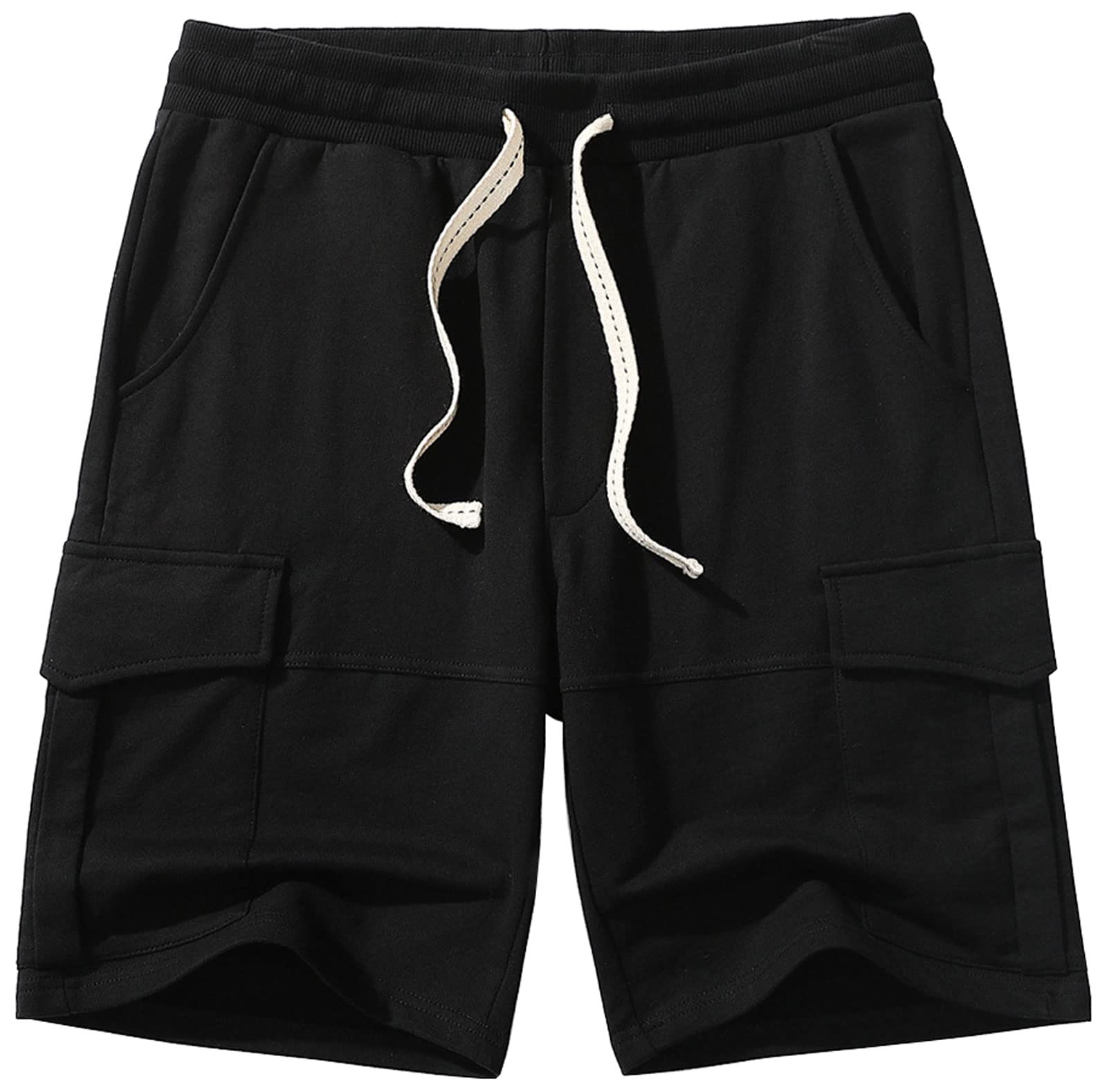 HOW'ON Women's Cargo Shorts - Casual Comfort Bermuda Shorts with Multiple Pockets | Perfect for Hiking, Travel & Summer Outdoor Activities