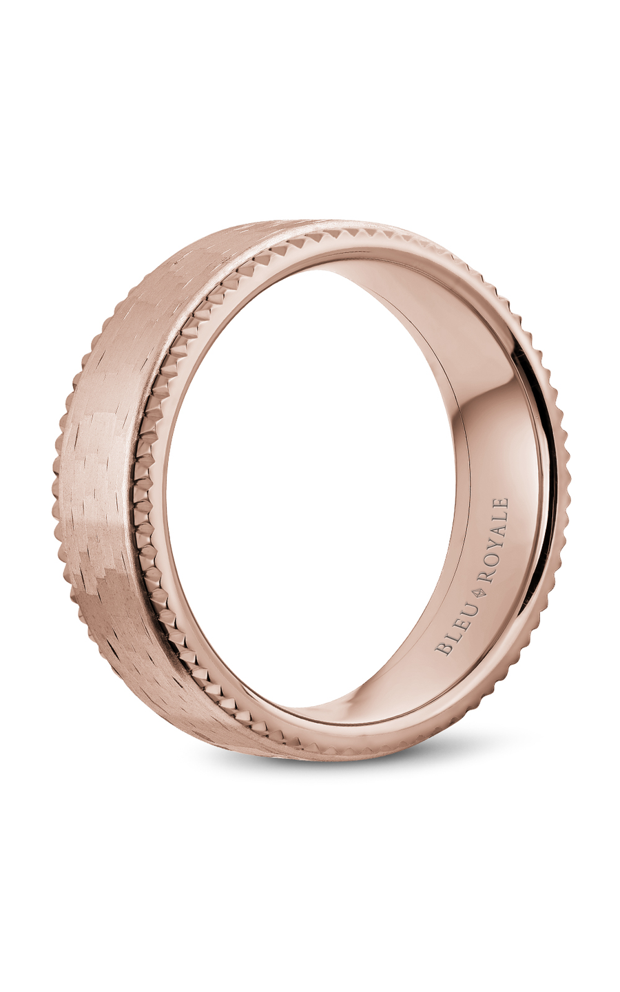 Bleu Royale Men's Wedding Band RYL 032R75 - 14K White Gold Classic Ring for Grooms & Engagement - Perfect for Weddings, Anniversaries & Special Occasions