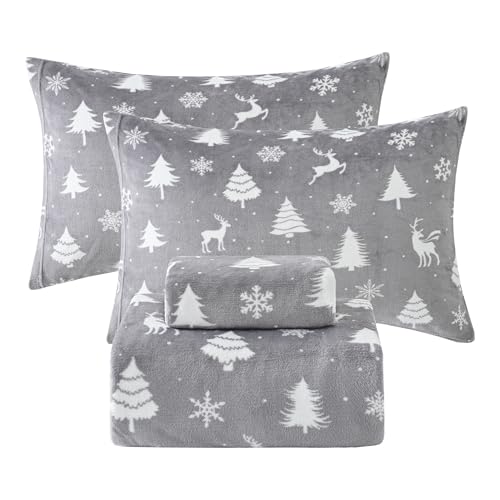 Deer Print Grey
