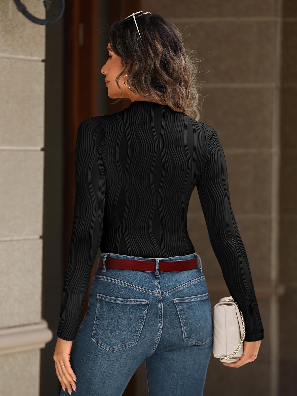 LILLUSORY Women's Long Sleeve Blouse 2025 - Business Casual Work Shirt, Office Wear, Dressy Tops for Professional Women | Perfect for Office, Meetings, and Business Events