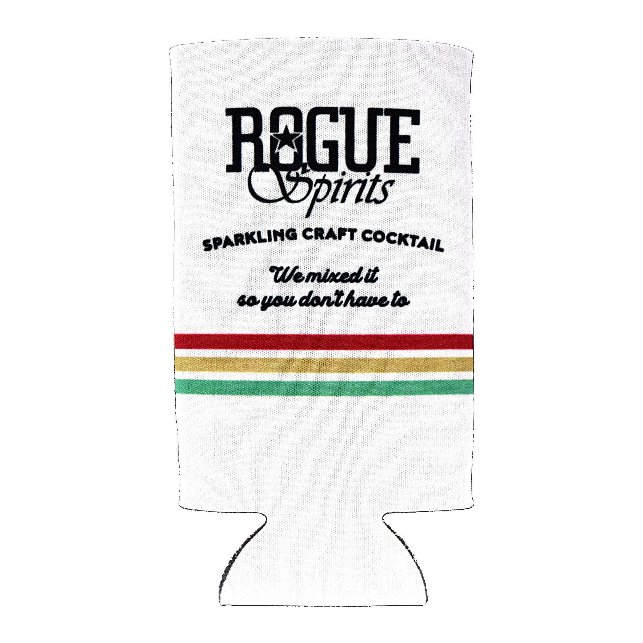 Rogue Spirits Sparkling Craft Cocktail Can Cooler - Insulated Beverage Holder for Beer, Soda & Cocktails - Perfect for Parties, BBQs, Beach & Outdoor Events