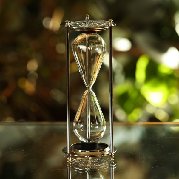 Vintage Silver Hourglass Urn - Elegant Decorative Piece for Home, Office & Memorial Displays | Perfect for Ashes Keepsake, Shelf Decor & Gift Giving