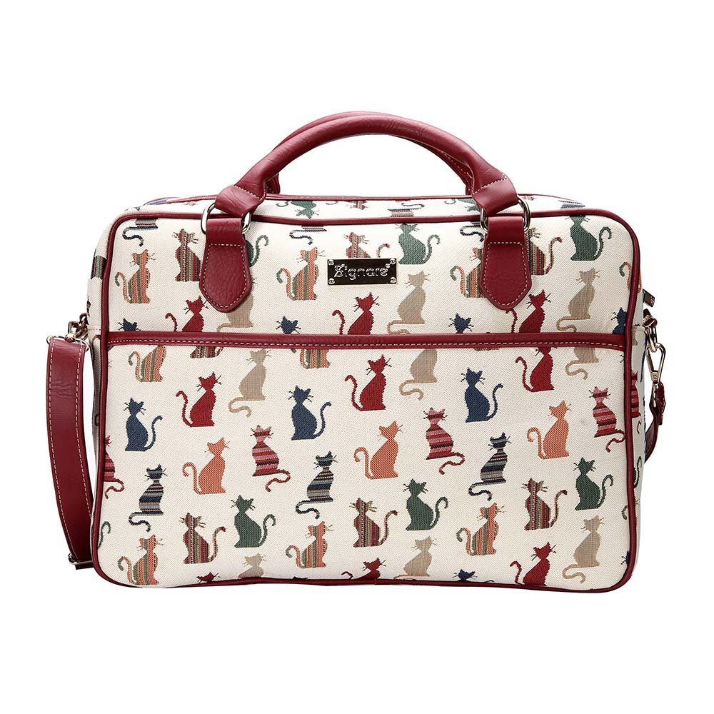 Signare Tapestry Laptop Bag for Women - Stylish Computer Messenger Briefcase for Work, Travel & Everyday Use