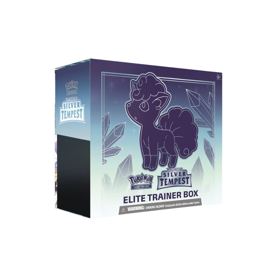 Pokemon Sword & Shield Silver Tempest Elite Trainer Box (ETB) - Collectible Trading Card Game Set for Battles & Deck Building | Perfect for Pokemon TCG Players & Fans