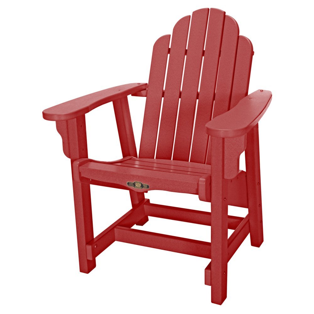 Pawley's Island Essentials Red Conversational Chair - Comfortable Lounge Chair for Living Room, Patio, and Outdoor Relaxation