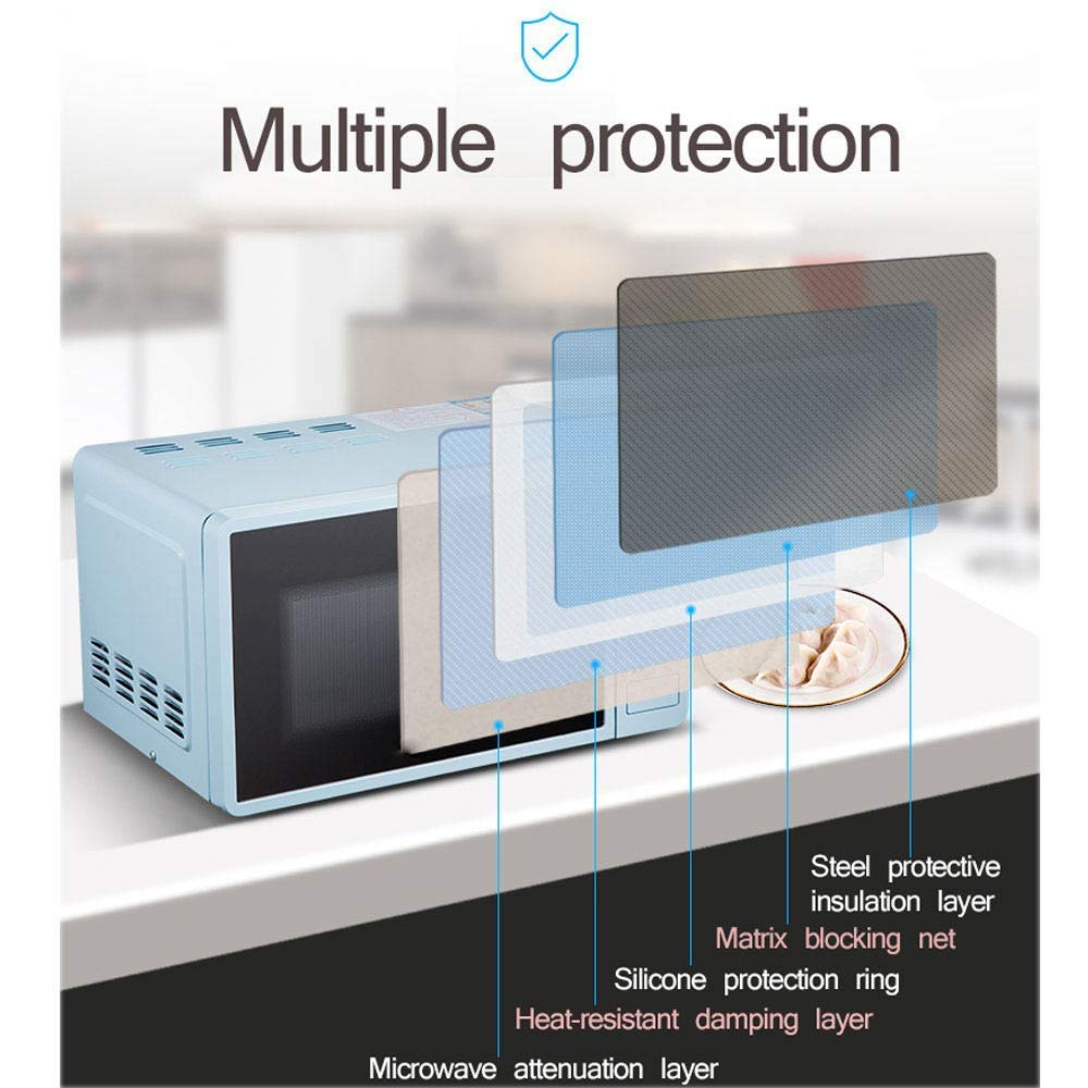 800W 20L Solo Microwave Oven with Defrost Function - 6 Power Levels, 30-Min Timer & One-Touch Cooking - Easy to Clean Compact Design in Blue - Perfect for Small Kitchens, Dorms & Office Break Rooms