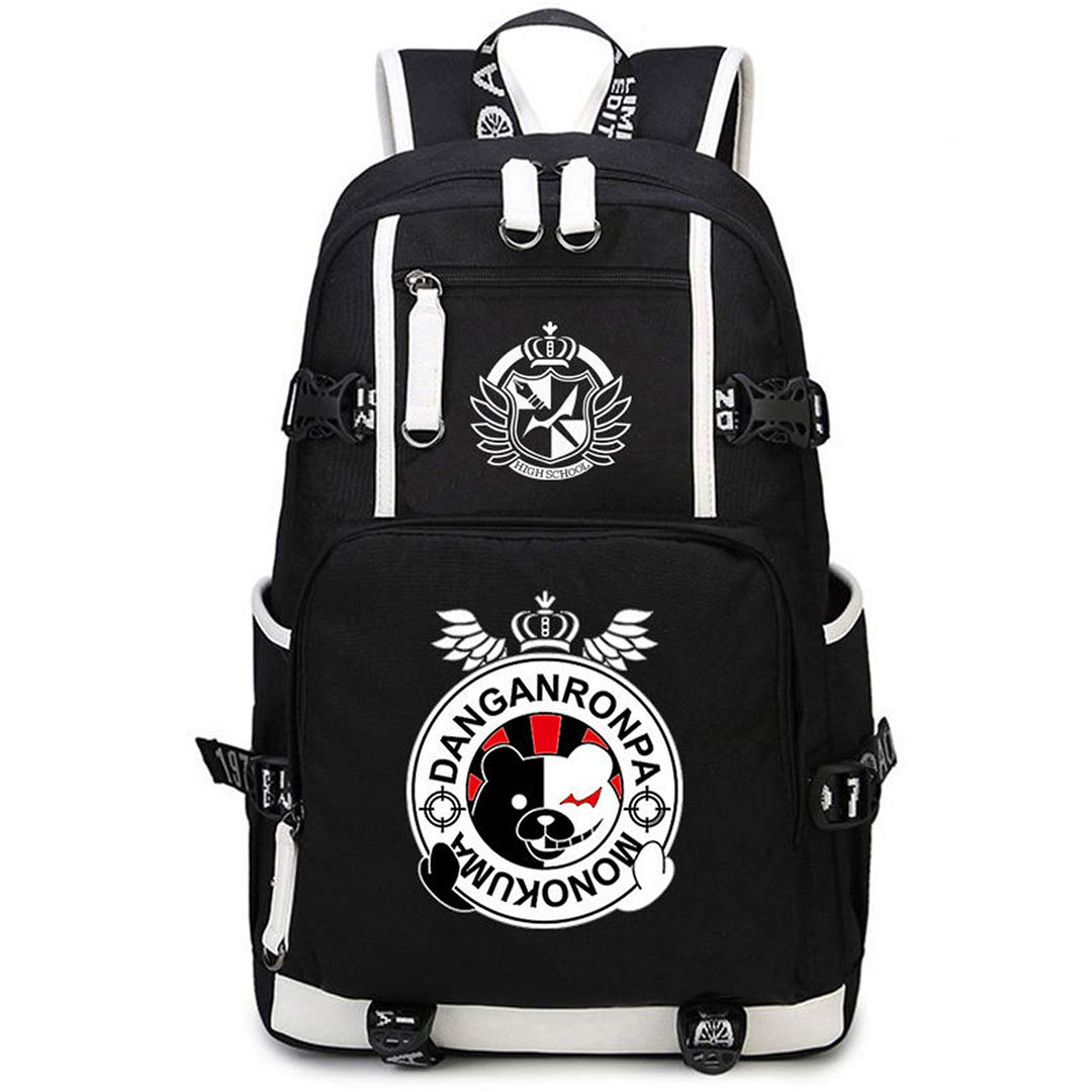 Anime Danganronpa Trigger Happy Havoc Backpack - Lightweight School Bookbag for Students, College, Travel & Cosplay | Stylish Shoulder Daypack for Anime Fans & Gamers