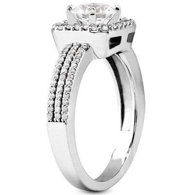 2.21 Carat TW Princess Cut Diamond Engagement Ring & Matching Wedding Band Set in Platinum - Perfect for Proposals, Anniversaries & Bridal Jewelry