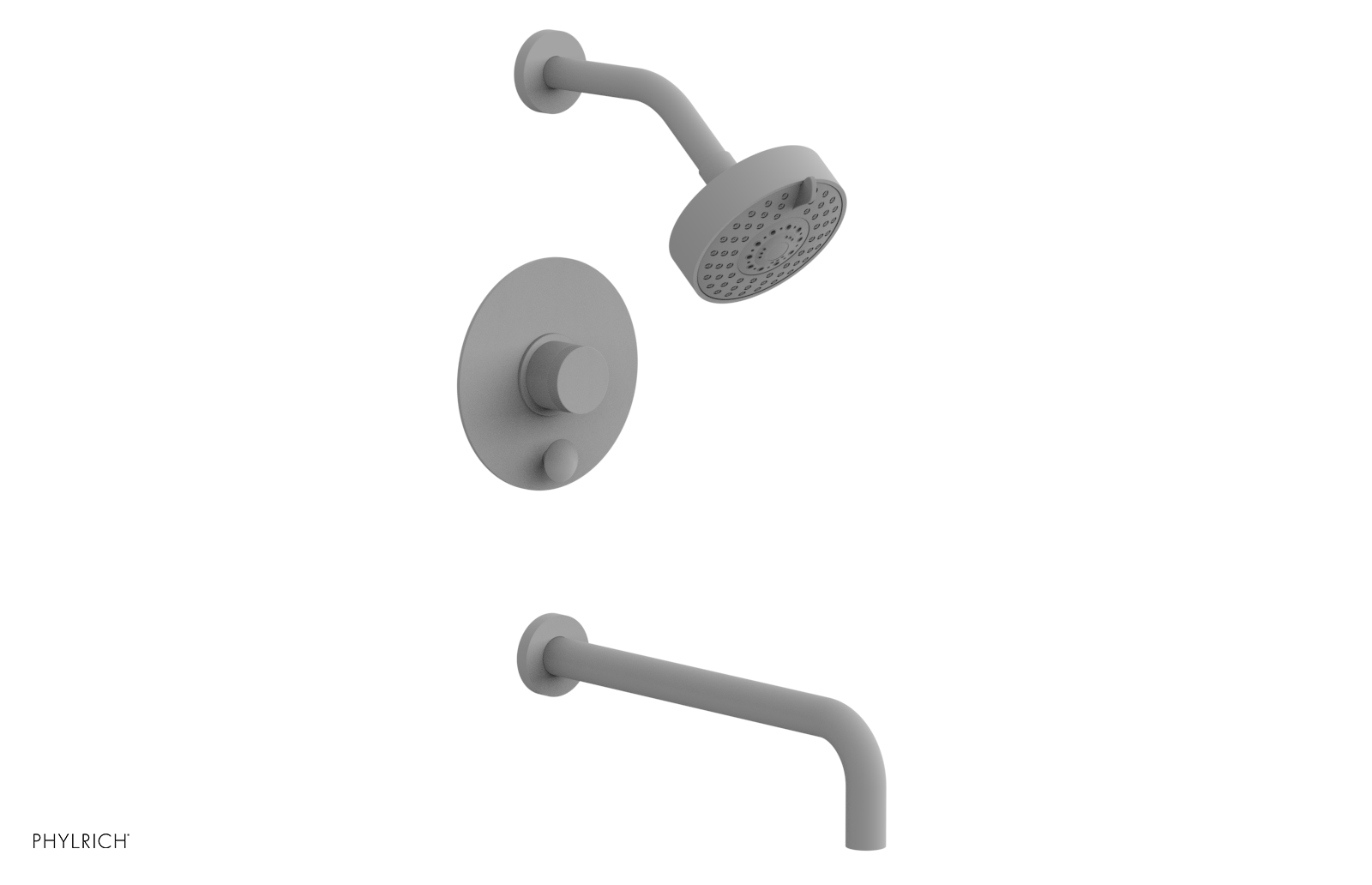 BASIC II 12 Pressure Balance Tub and Shower Faucet Set - 230 26 12 - Perfect for Bathroom Renovation & Modern Home Upgrade