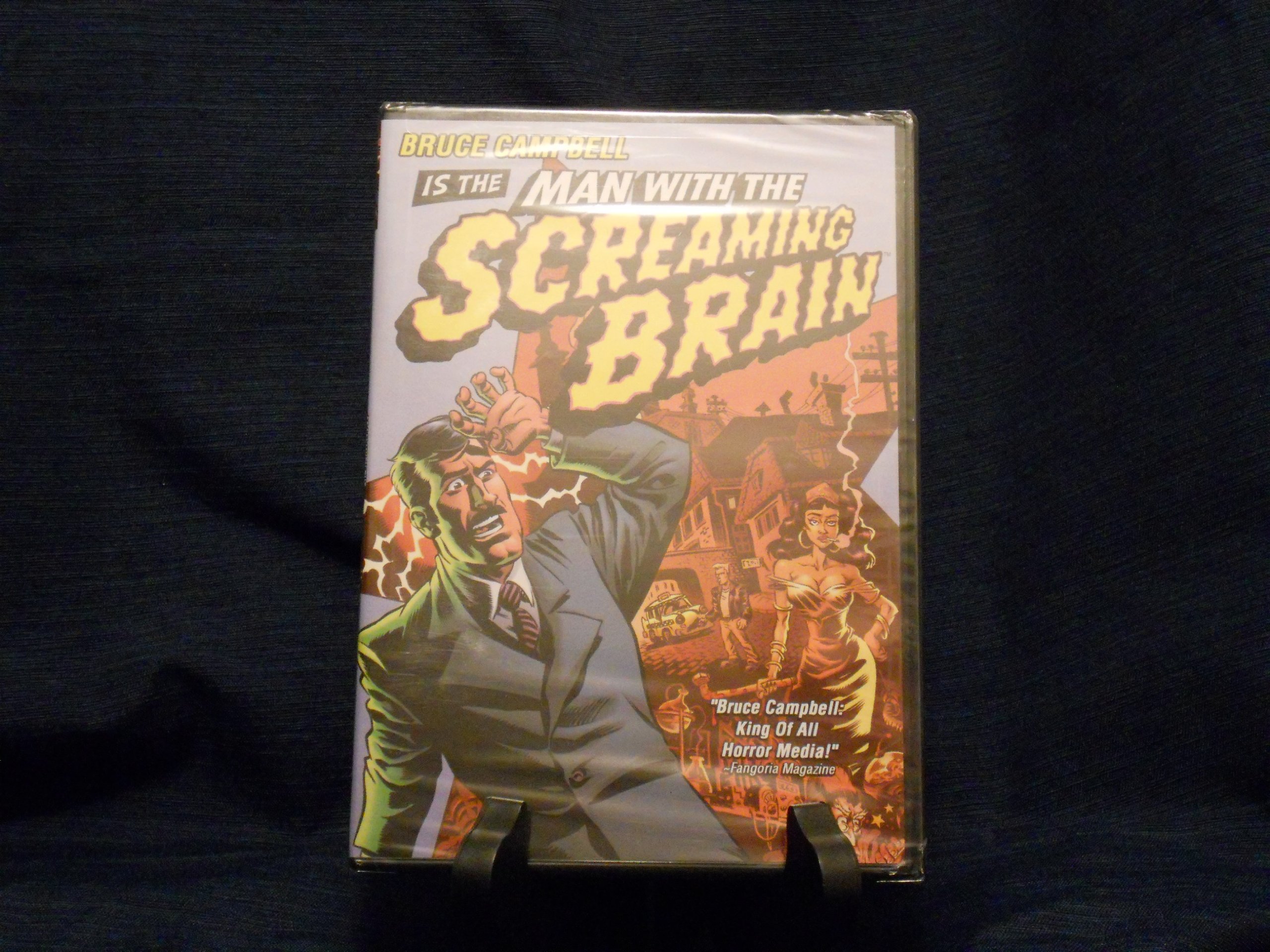 The Man with the Screaming Brain [DVD] - Horror Comedy Movie for Halloween Parties & Movie Nights