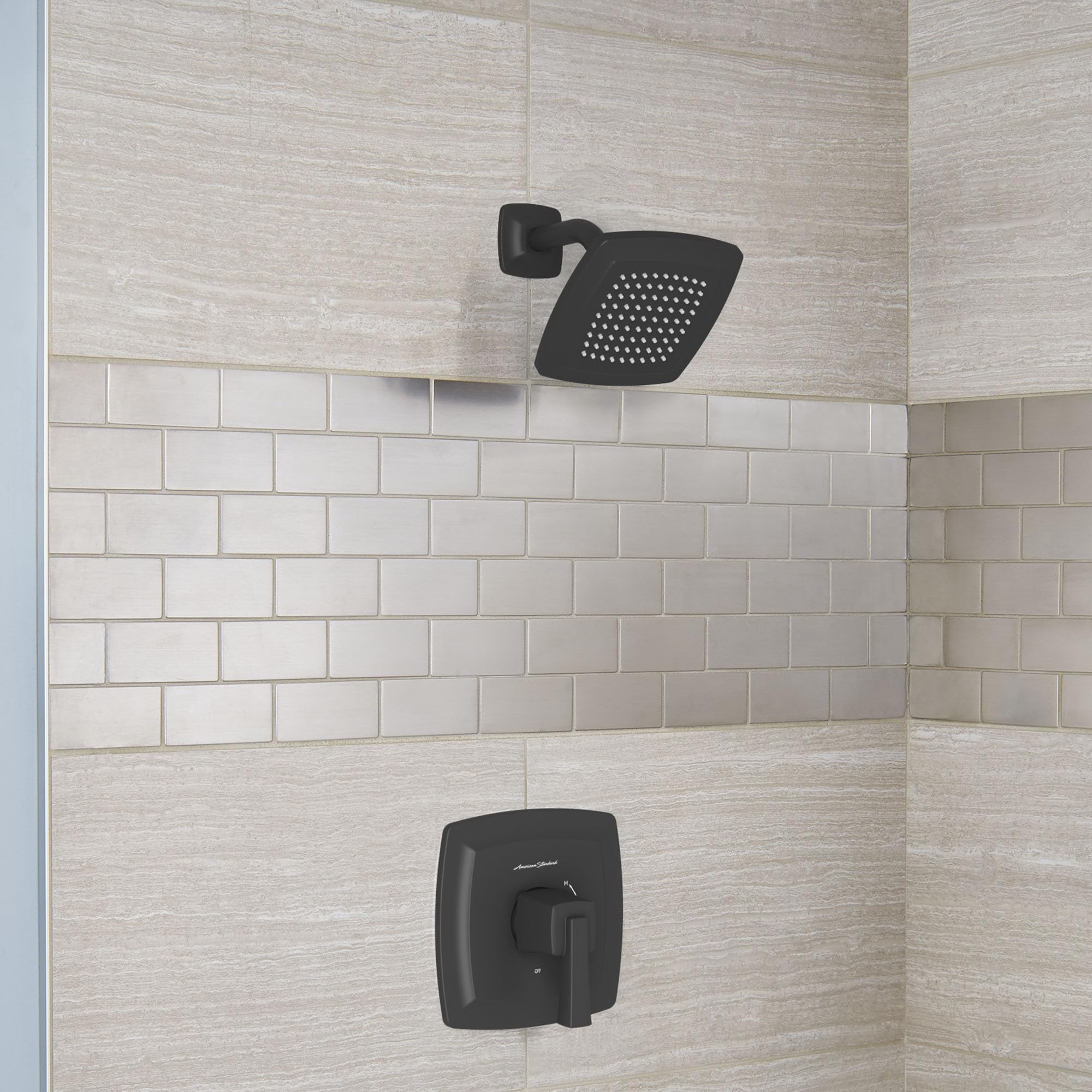American Standard TU353507.002 Townsend Water Saving Shower Trim Kit - 1.75 GPM Chrome Shower Head & Cartridge for Bathroom Renovation & Eco-Friendly Homes