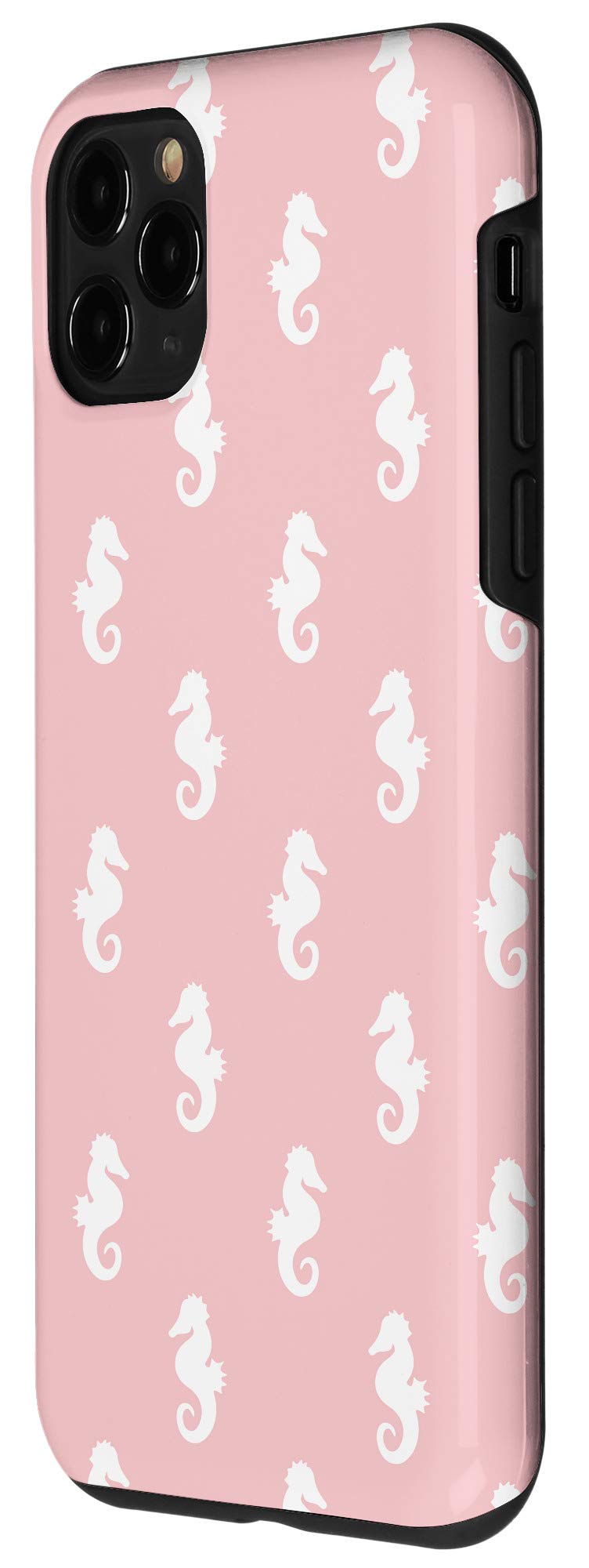 iPhone 11 Pro Case - Premium Seahorse Design in Pink, Orange & White (AEP378) | Slim Protective Cover for Everyday Use, Travel & Work