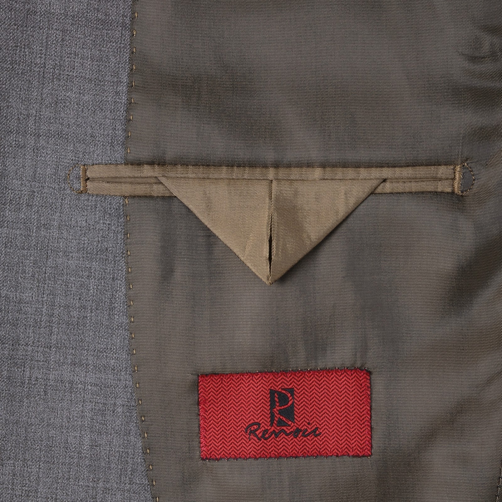 Alessandro Vitello by Renoir Dark Grey 2-Piece Classic Fit Notch Lapel Wool Suit - Perfect for Business Meetings, Weddings & Formal Events
