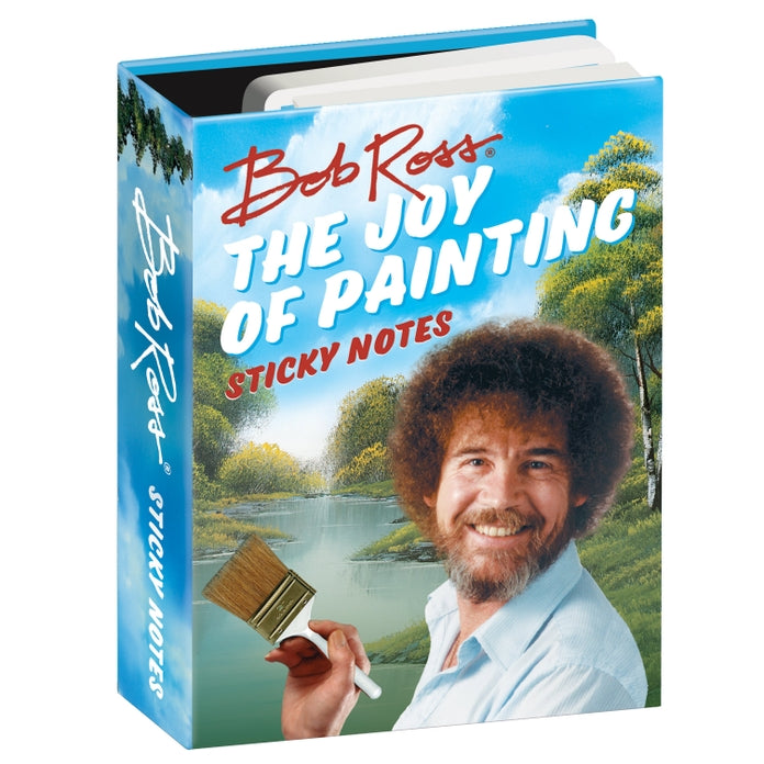 Bob Ross Sticky Notes Set - Motivational Memo Pads with Inspirational Quotes - Perfect for Office, School, and Home Organization (60 Sheets)
