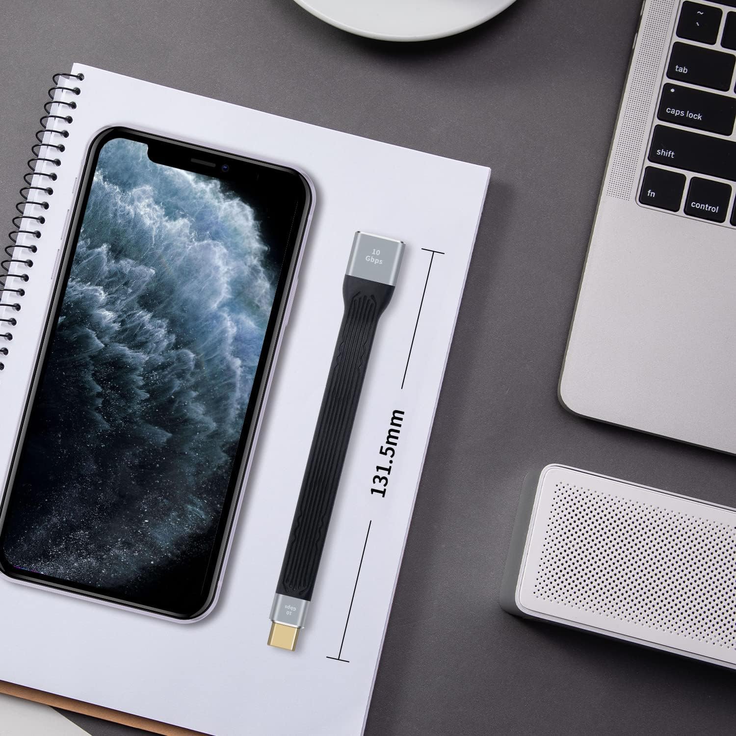 High-Speed USB C to USB A Adapter 10Gbps - USB-C Male to USB 3.0 Female Converter with OTG Support - Compatible with iPhone 15, Samsung Galaxy S23, MacBook Pro - Perfect for Charging, Data Transfer & Connecting Peripherals