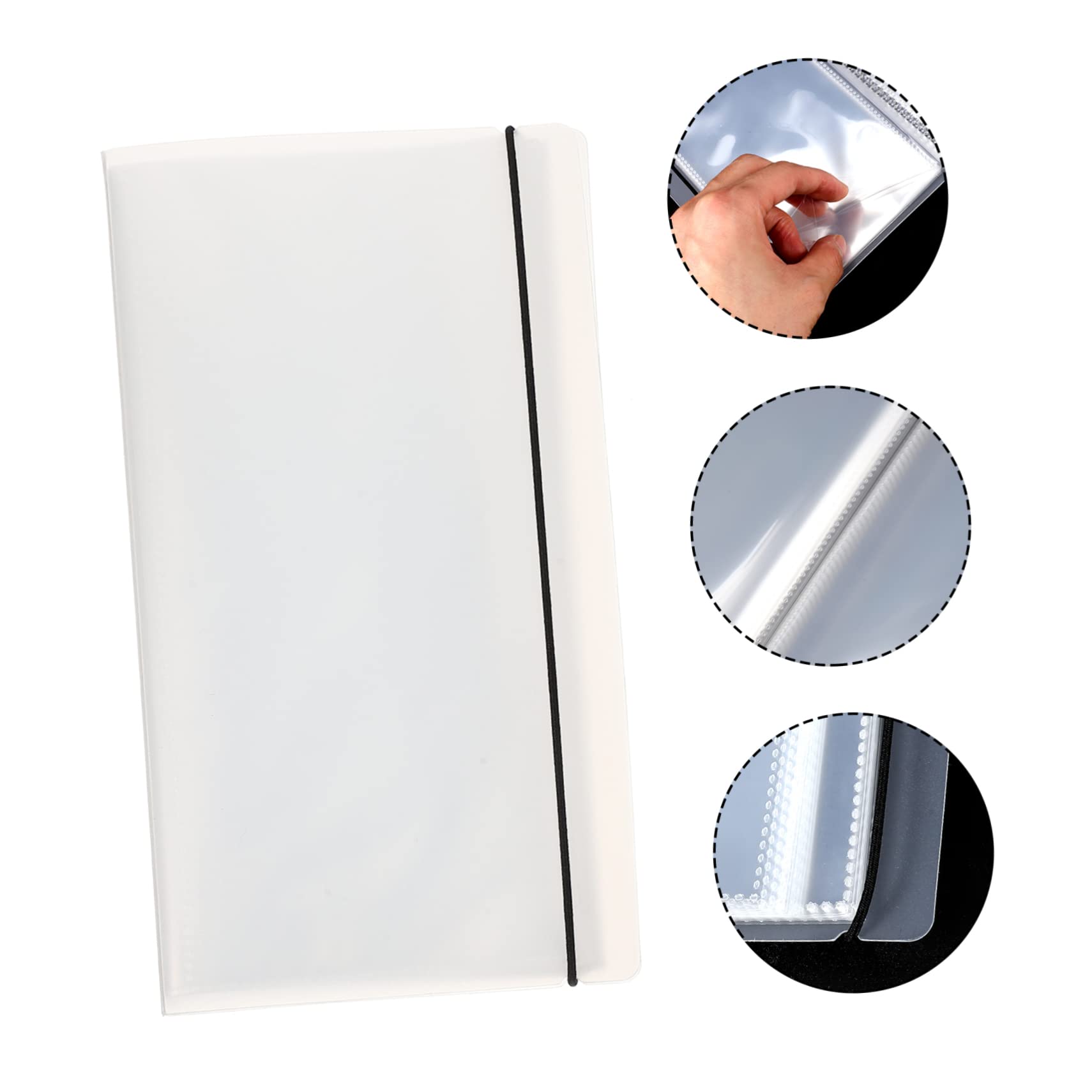 DRESSOOS Travel Photo Album - Scrapbook for Train Tickets & Memorabilia - Perfect for Vacation Memories & Souvenir Organization