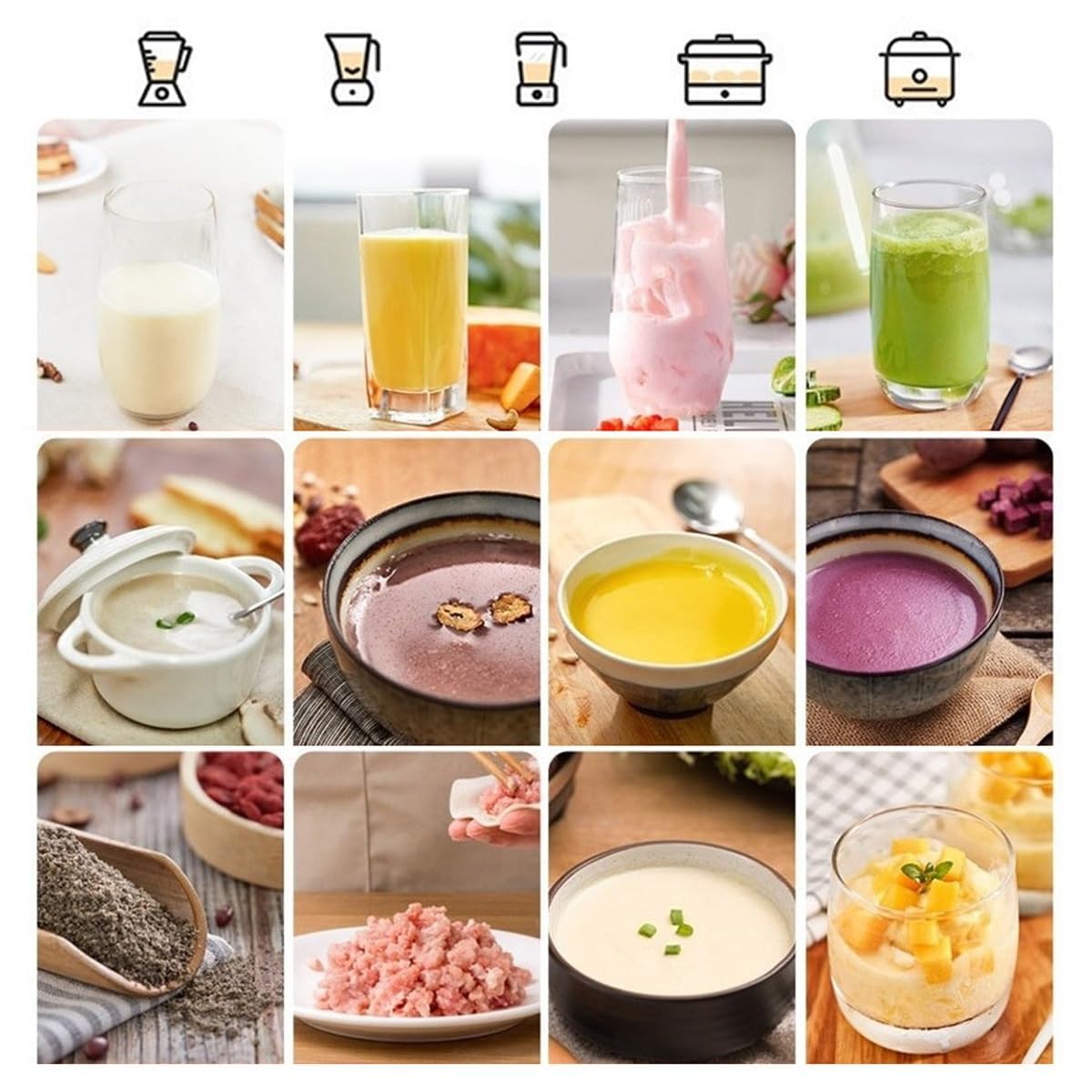 8-in-1 Automatic Nut Milk Maker Machine - Almond, Soy, Oat Milk Maker with 12H Delay Start, Keep Warm & Auto Clean | Quiet Operation, No Straining Needed | Perfect for Vegan, Keto & Healthy Lifestyles (1 Set)