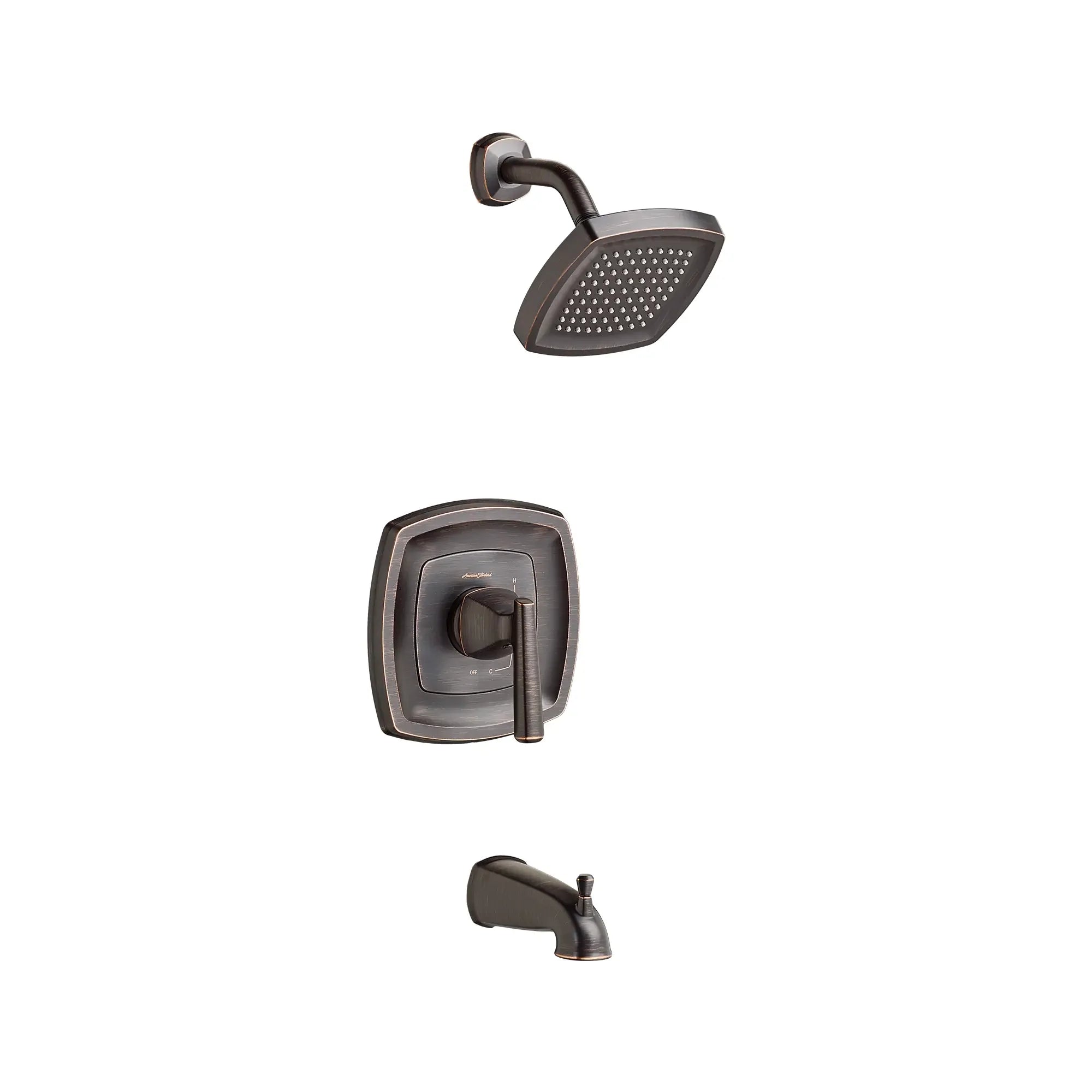 Edgemere® 1.8 GPM Water Saving Shower Trim Kit with Ceramic Pressure Balance Cartridge & Lever Handle - Perfect for Bathroom Renovation & Water Conservation