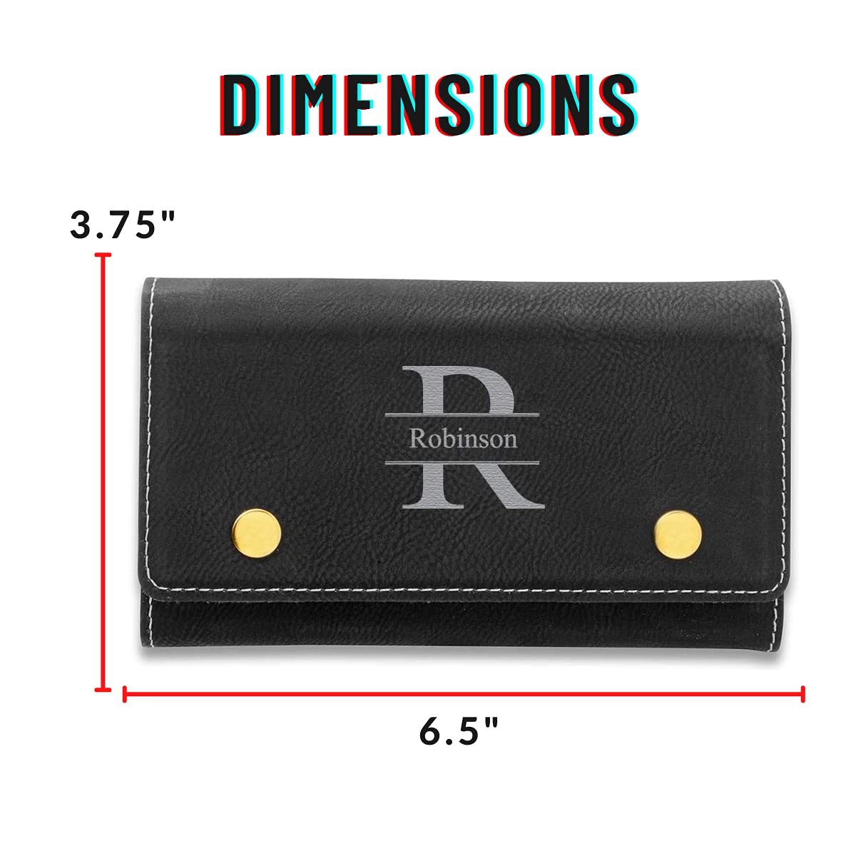 Personalized Black Card and Dice Set with Case - 2 Playing Card Decks & 5 Casino Dice | Perfect Gift for Christmas, Father's Day, Groomsmen & Family Game Night | Poker, Blackjack, Board Games & Casino Themed Parties