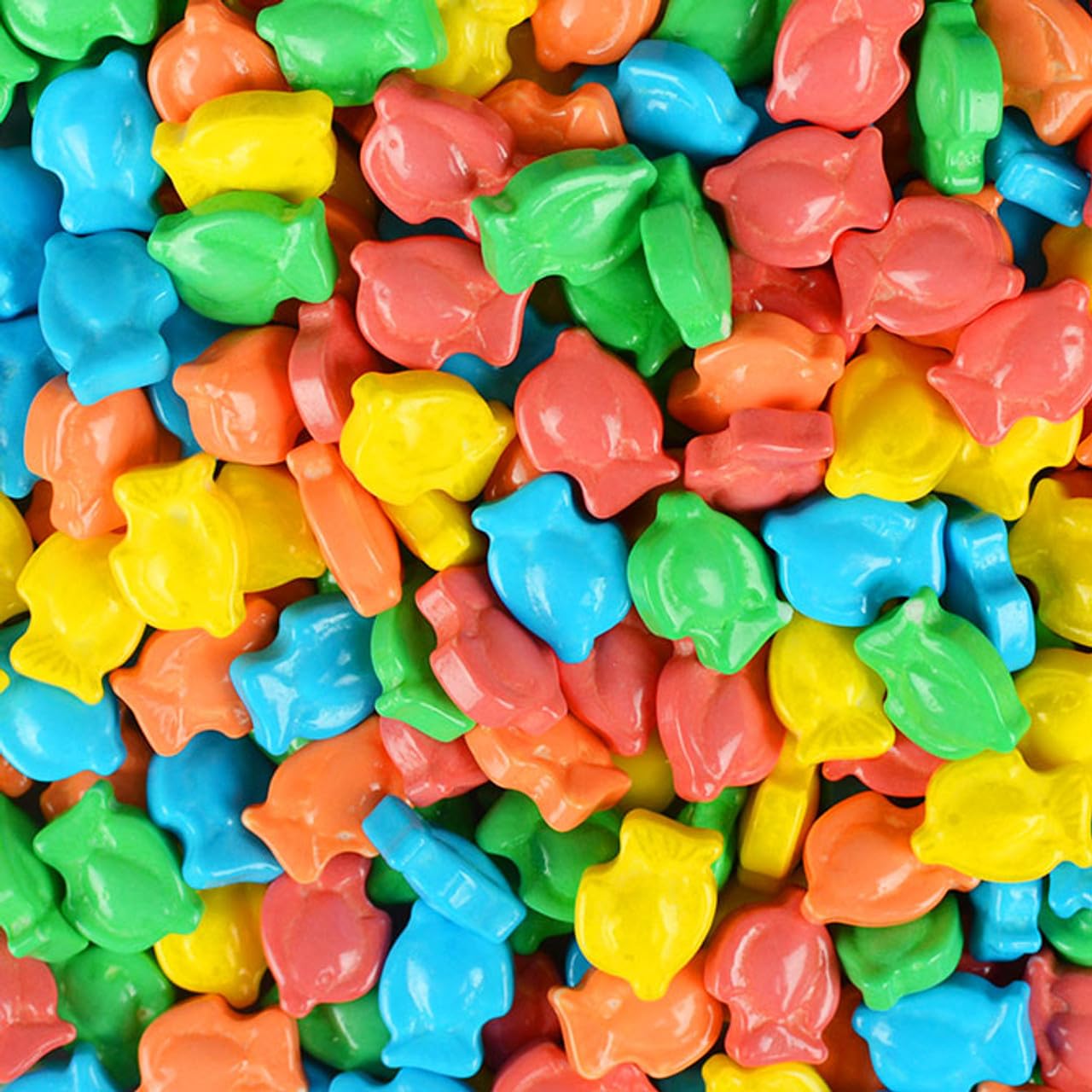 Bayside Fishing Hard Candy - Fish Shaped Rainbow Treats for Parties & Gifts