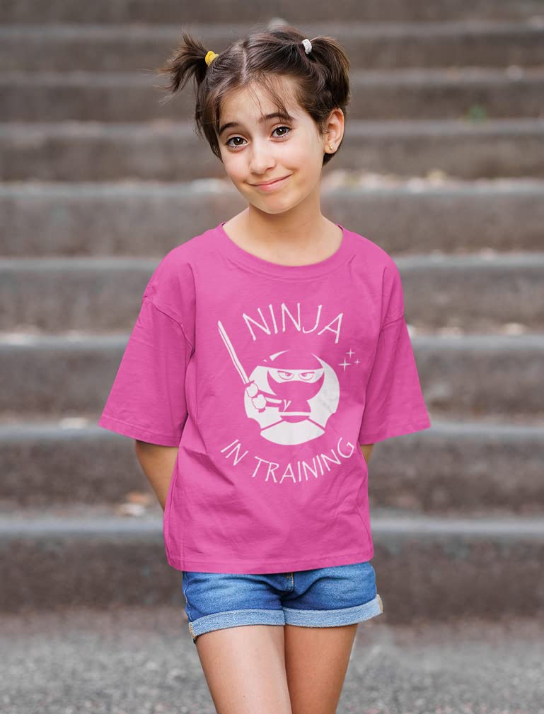 Ninja Training Kids T-Shirt - Cool Ninja Warrior Graphic Tee for Boys & Girls - Toddler & Children's Novelty Gift - Perfect for Martial Arts Classes & Playtime