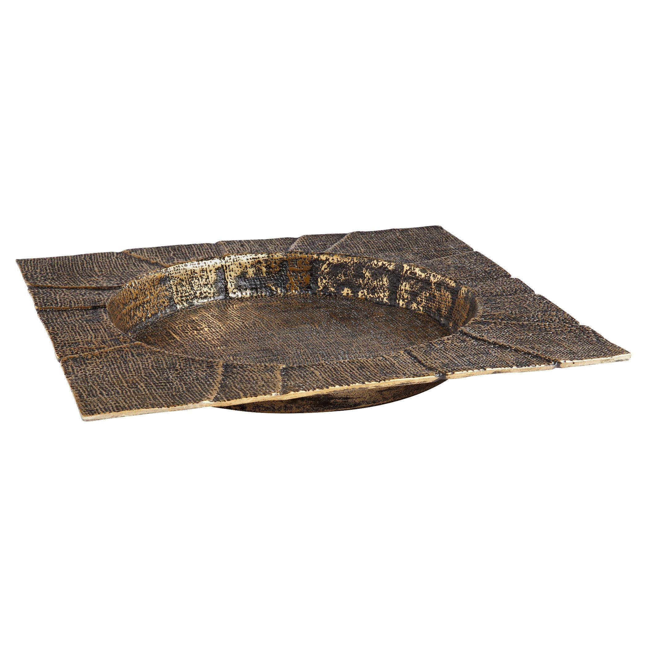Cyan Design 11655 Baxter Tray - Antique Brass Large Serving Tray for Dining, Kitchen & Home Decor | Elegant Entertaining & Display Accessory
