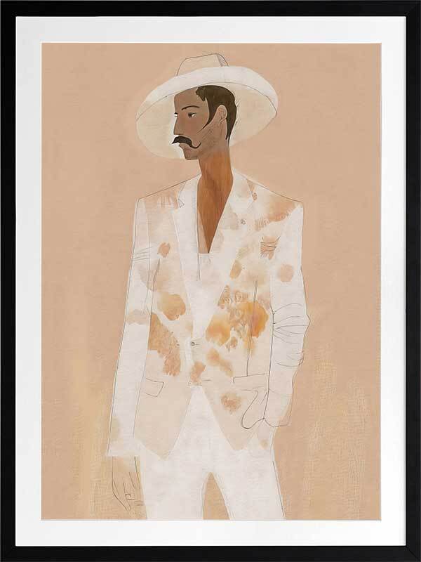 Diego Framed Art Print - Premium Wall Decor for Living Room, Bedroom & Office | Ready to Hang Canvas Painting