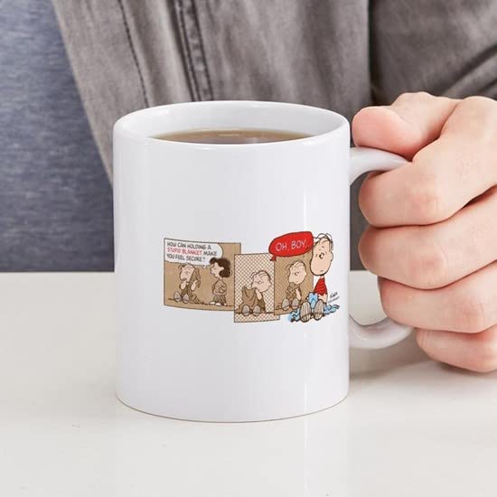 Linus Ceramic Coffee Mug 11 oz (325 ml) - Perfect for Home, Office & Gifts | CafePress