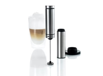 Adhoc Rapido Electric Milk Frother - Fast & Silent Whisk for Coffee, Latte, Cappuccino - Perfect for Home, Office & Cafe Use