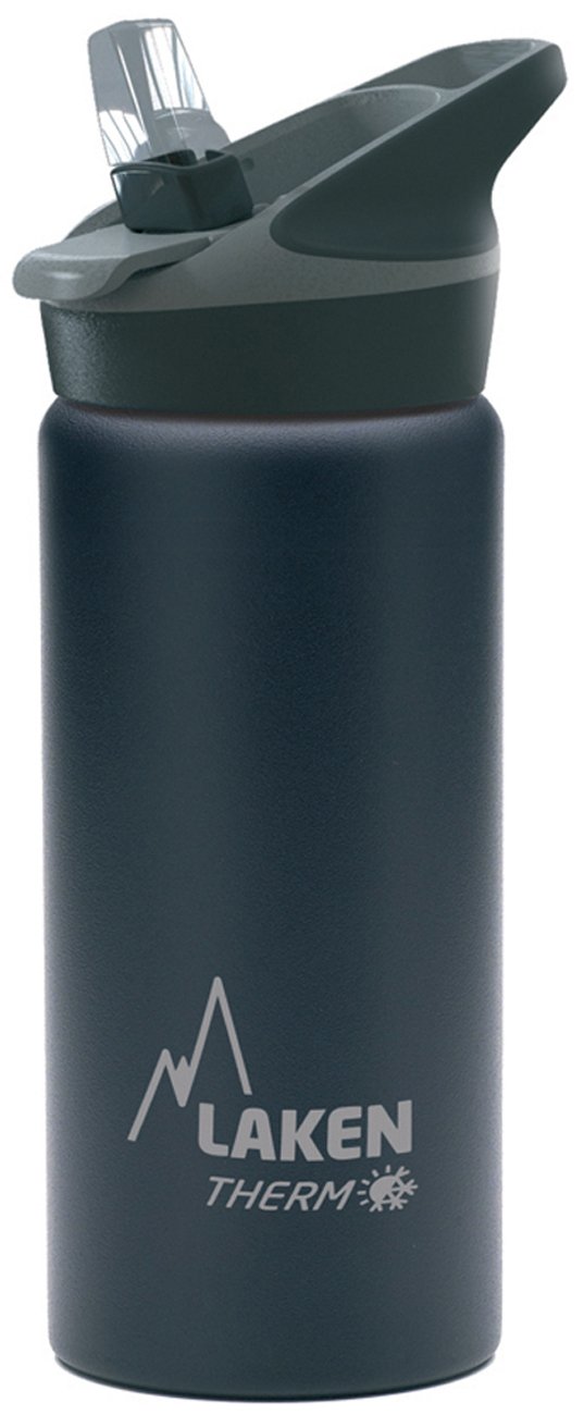 **Laken Thermo Kids Vacuum Insulated Stainless Steel Water Bottle - 12 oz, Leak-Proof, BPA-Free with Straw Cap - Perfect for School, Sports & Outdoor Activities**