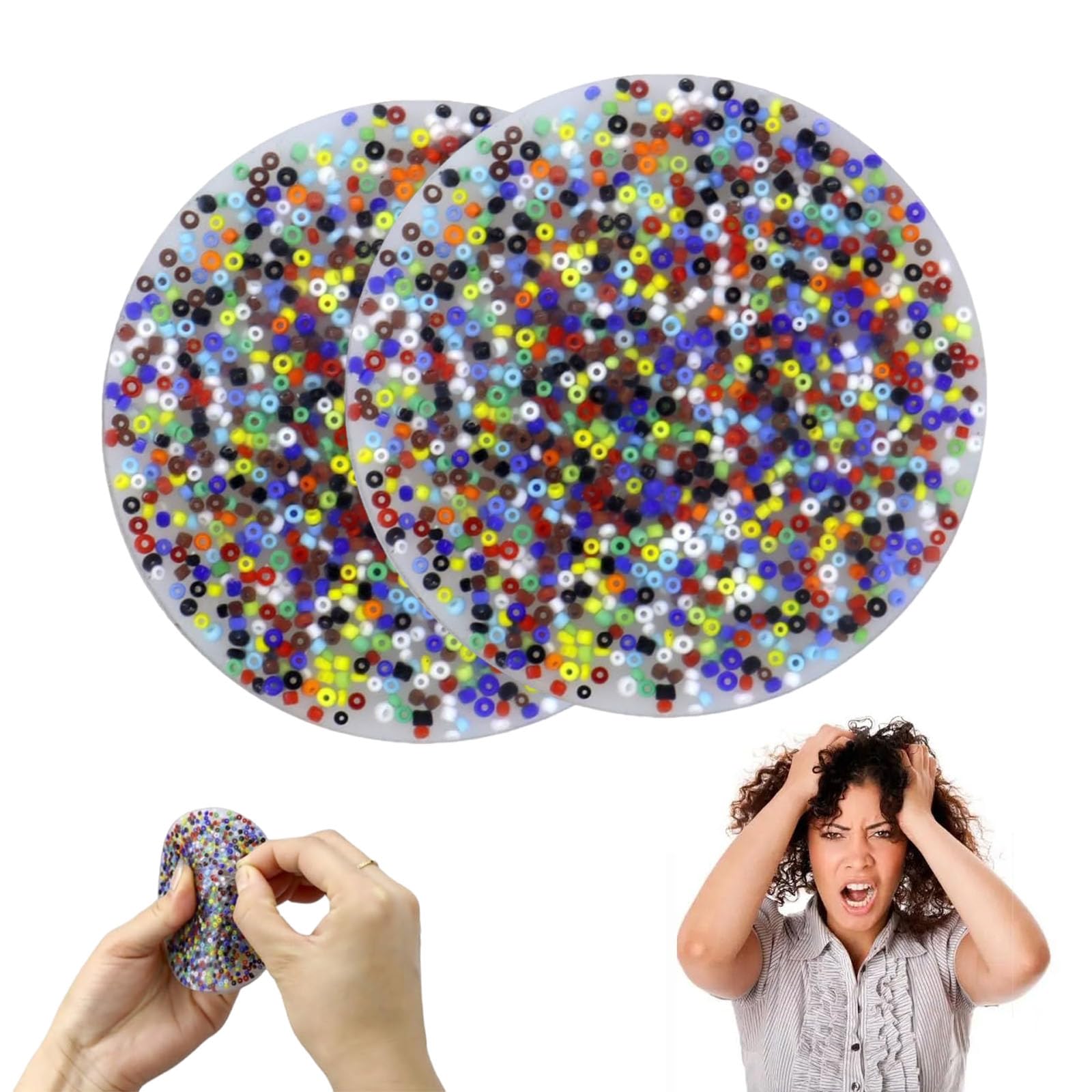 Skin Picking Fidget Toys for Adults - Anxiety & ADHD Relief, Stress Relief Sensory Toys to Stop Skin Picking - Perfect for Office, Travel & Home Use