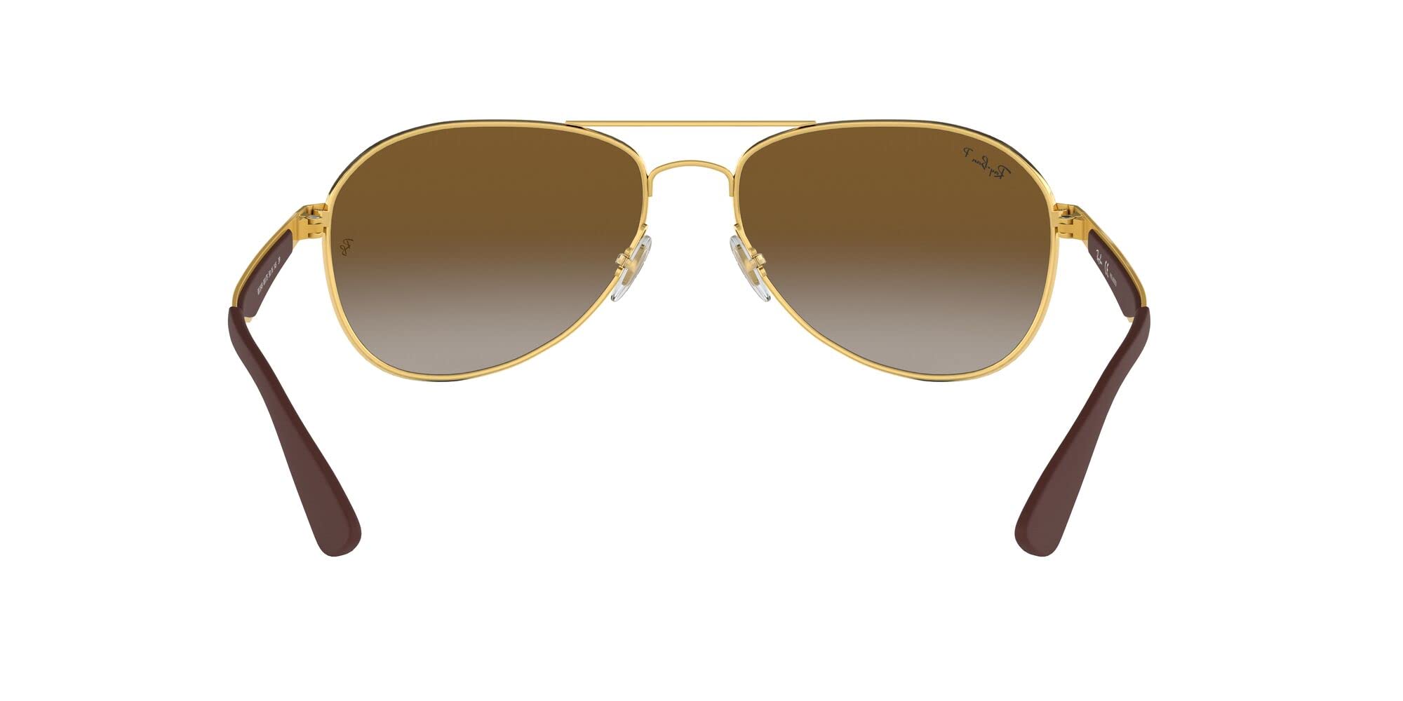 Ray-Ban RB3549 Aviator Sunglasses for Men & Women - Classic Polarized UV Protection Pilot Shades - Perfect for Driving, Travel & Outdoor Activities