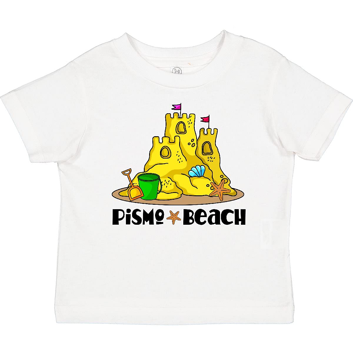 Inktastic Pismo Beach California Vacation Baby T-Shirt - Cute Summer Travel Outfit for Infants & Toddlers - Beach Trip, Family Holiday, Photo Shoot Essential