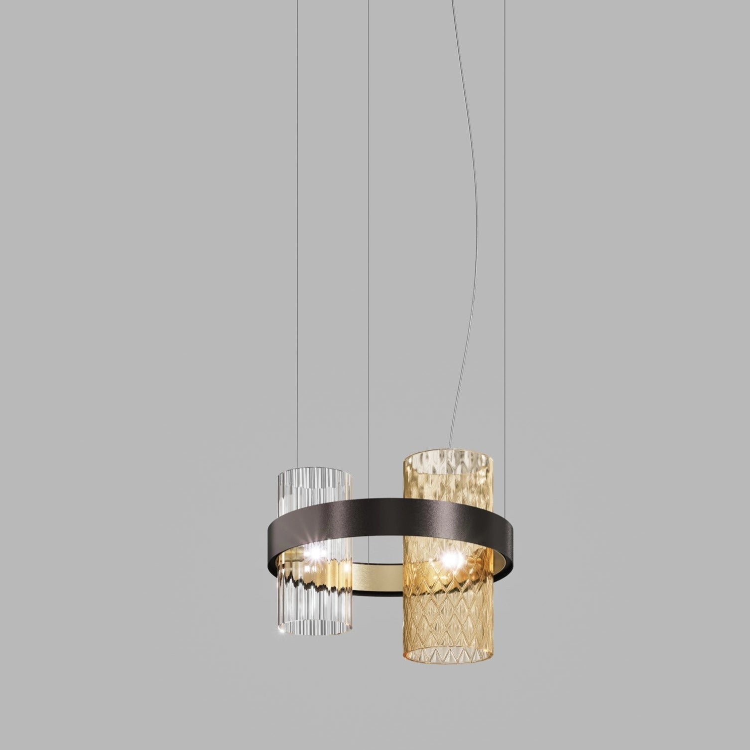 ARMONIA Modern Suspension Lamp - Elegant Hanging Light Fixture for Living Room, Bedroom, and Dining Room Decor